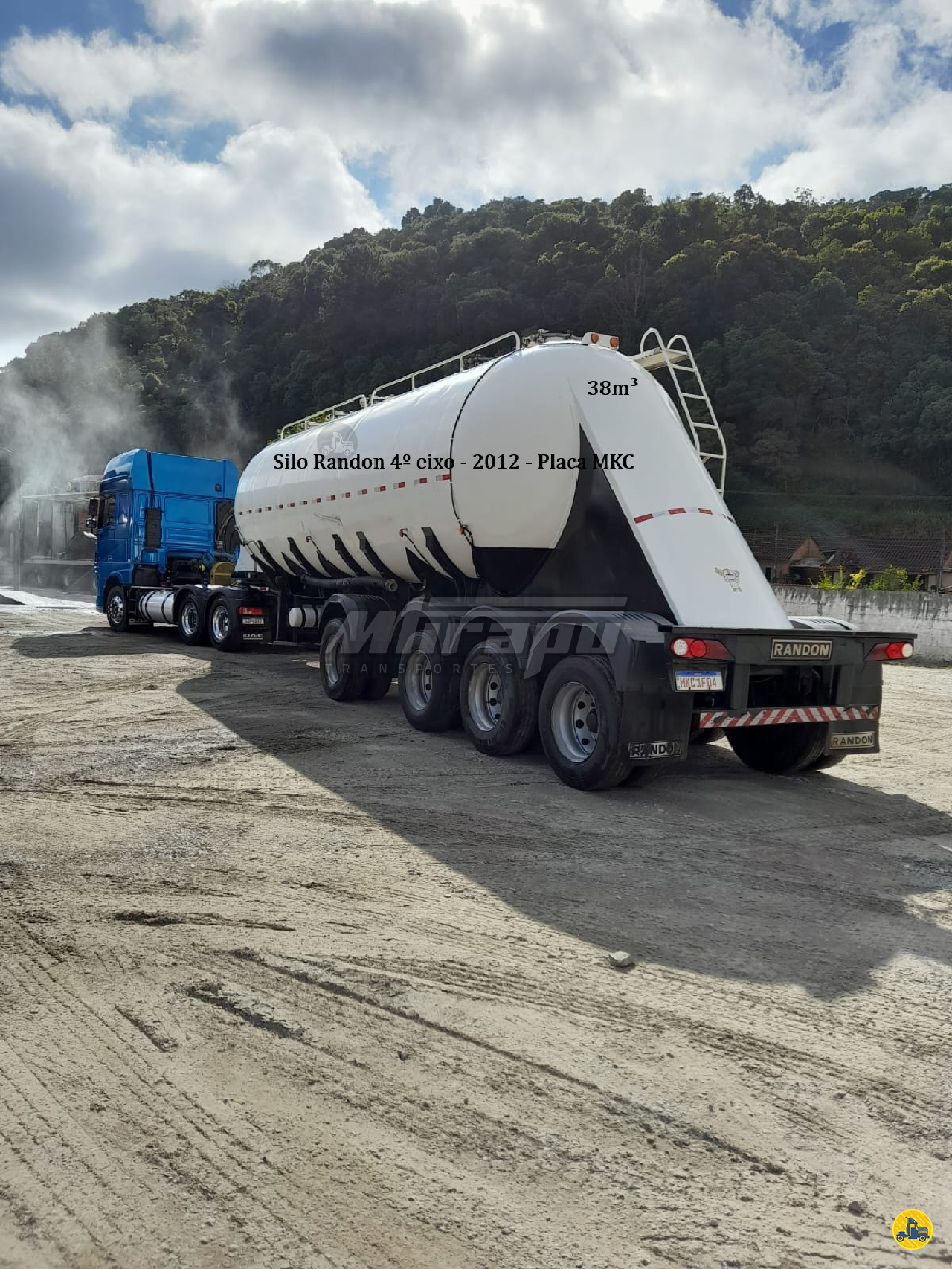 CARRETA SEMI-REBOQUE SILO M Tirapu Transportes APIAI SÃO PAULO SP